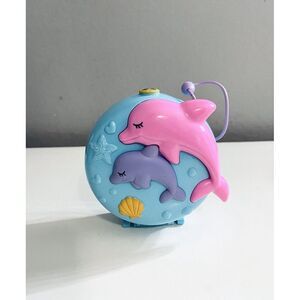 Mattel Polly Pocket Dolphin Beach Blue Compact Ocean Theme 2020